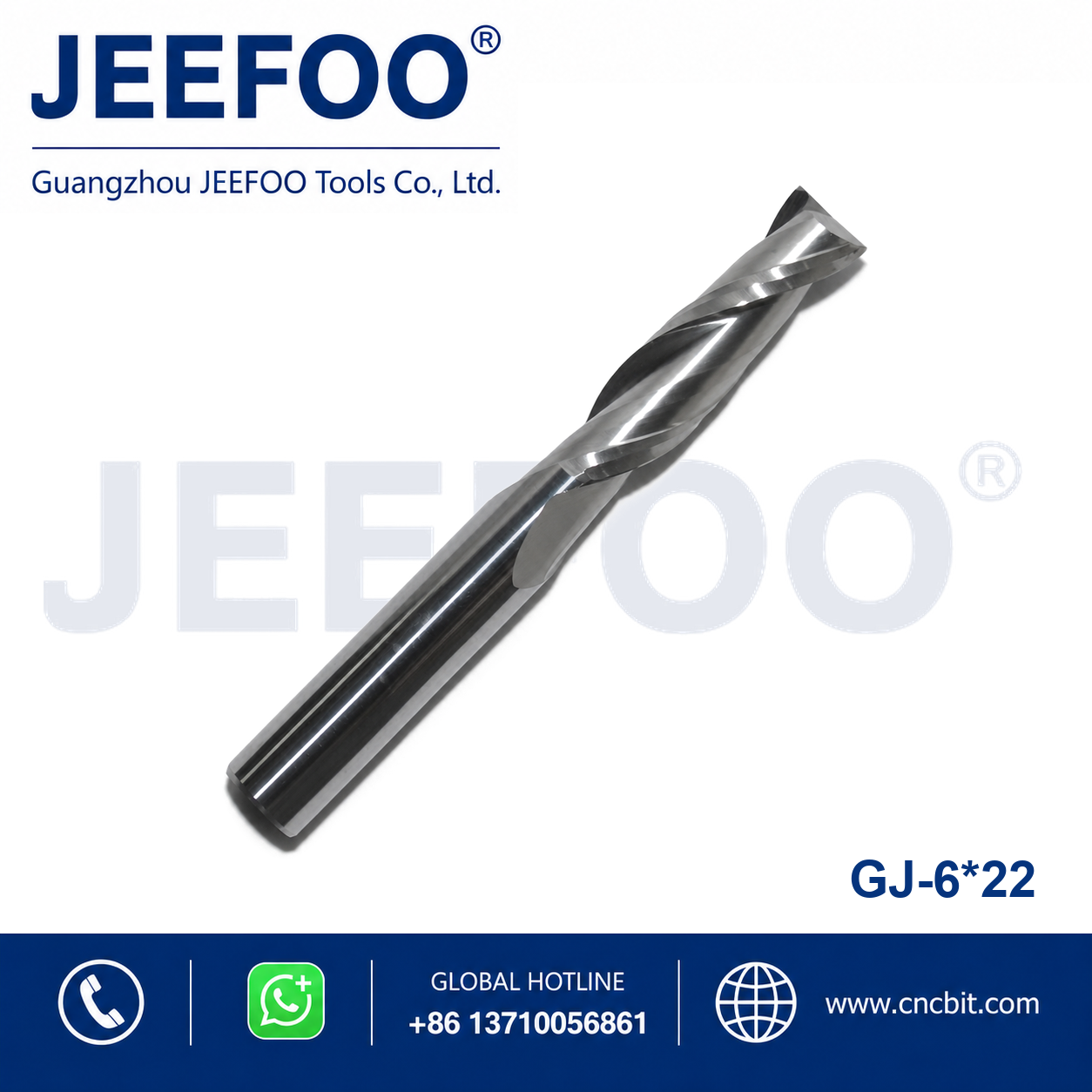 6x22 Two Spiral Flute Bits CNC router cutter