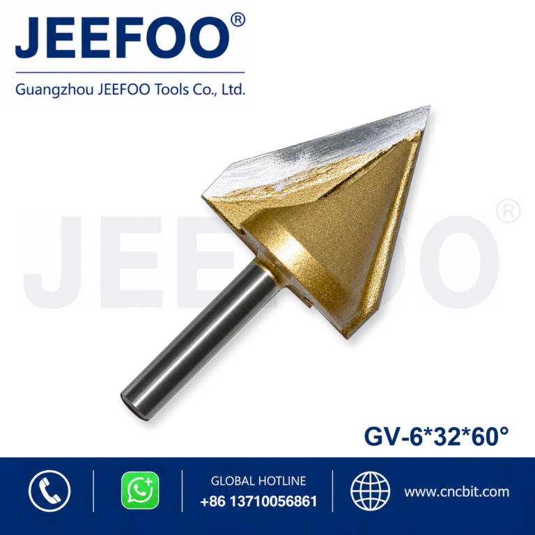 Fresa de gravação em V 6x32x60D – Guia CNC