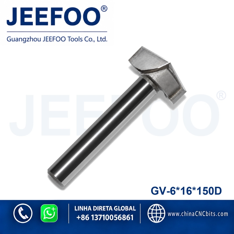 6x16x150D 3D V Groove Engraving Bits for CNC Woodworking product image