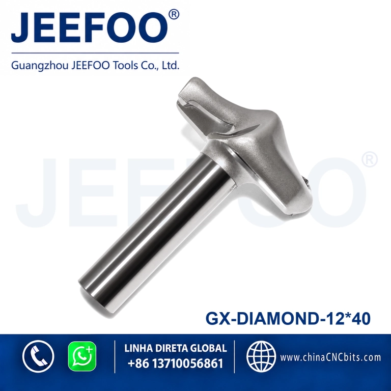 12x40 Diamond Needle Nose Carving Bit for CNC Woodworking product image