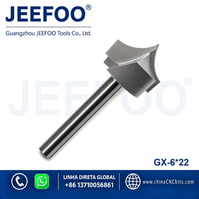 6x22 Tungsten Carbide Needle Nose Cutter for CNC Woodworking product image