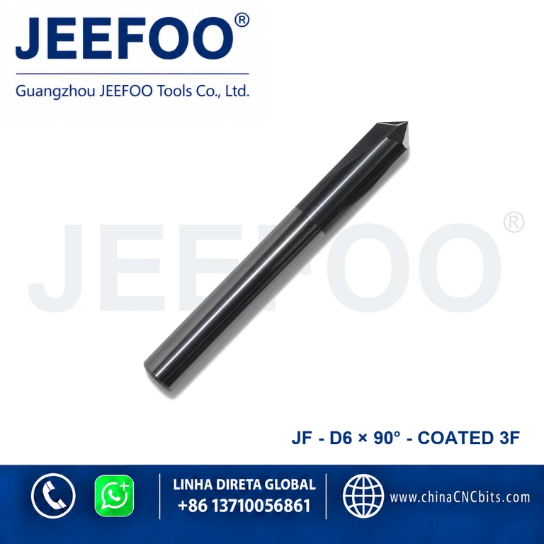 6x90° Coated Three Flute Chamfer End Mill product image