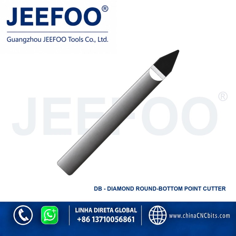 Diamond Radiused Bottom Engraving Cutter for Stone Carving product image