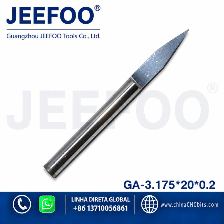 3.175*20degree*0.2 one flute engraving tools,end mill engraving bits ,V Shape Engraving Bit,PCB Cutters product image