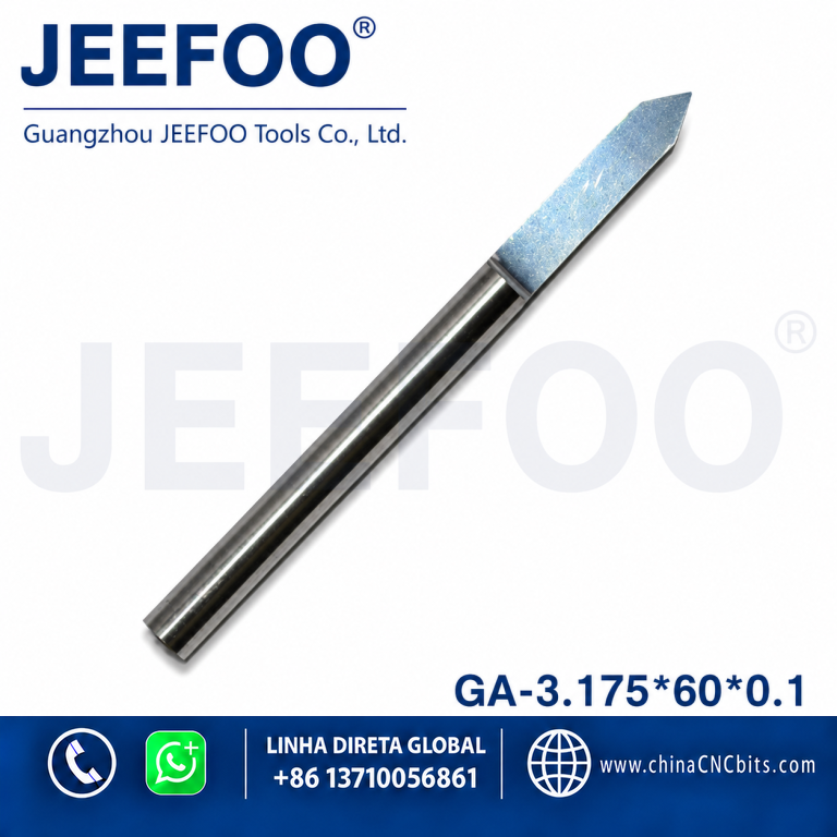 3.175*60degree*0.1 Engraving bits used for CNC router machine with high quality and reasonable price product image