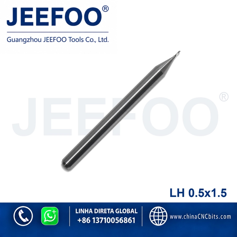 0.5x1.5 Left-Hand Small Diameter End Mill for Precision CNC Milling product image