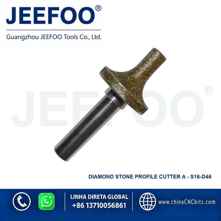 16mm D46 A-Type Diamond Stone Forming Bit product image