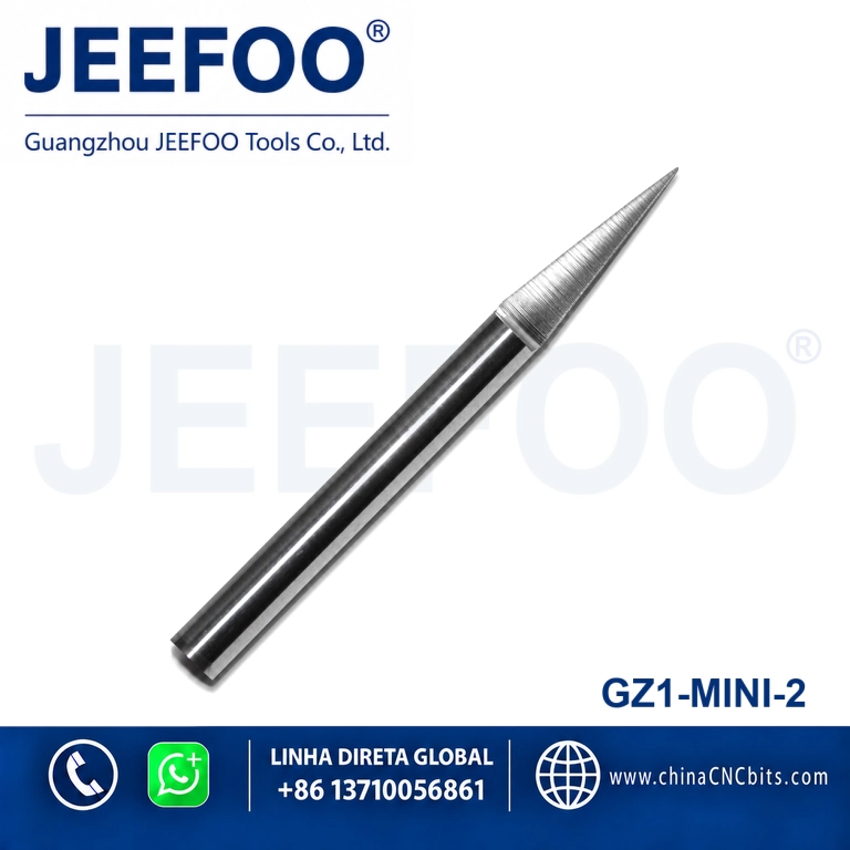GZ1-MINI Type 2 CNC Mini Word Acrylic Engraving End Mill for Acrylic Sign Making product image