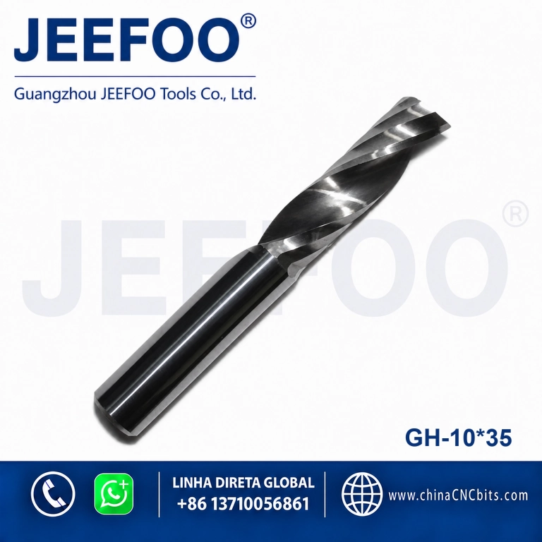 10x35 One Flute Spiral Design CNC Cutter for Precision Engraving & Trimming product image