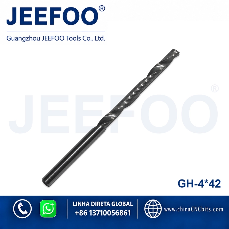 4x42 One Flute Super Solid Milling Cutter,Drill Bits,Carbide End Mill,CNC Tools Bits product image