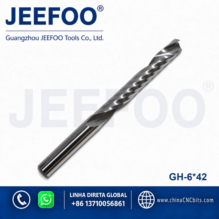 6x42 One Flute Spiral Bits Solid Carbide End Mill product image