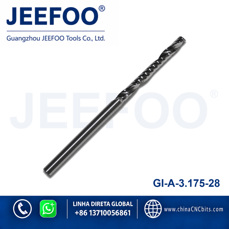 3.175x28 one flute bits cutting cnc router bits,cnc cutter /cnc tools product image