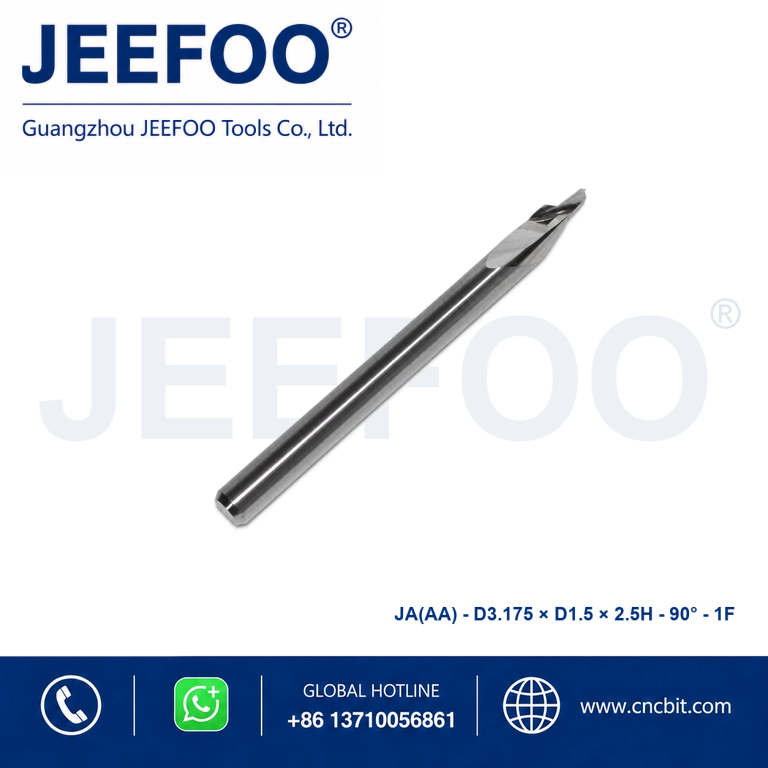 3.175x1.5x2.5H 90° AA Single Spiral Flute Combination Cutter product image