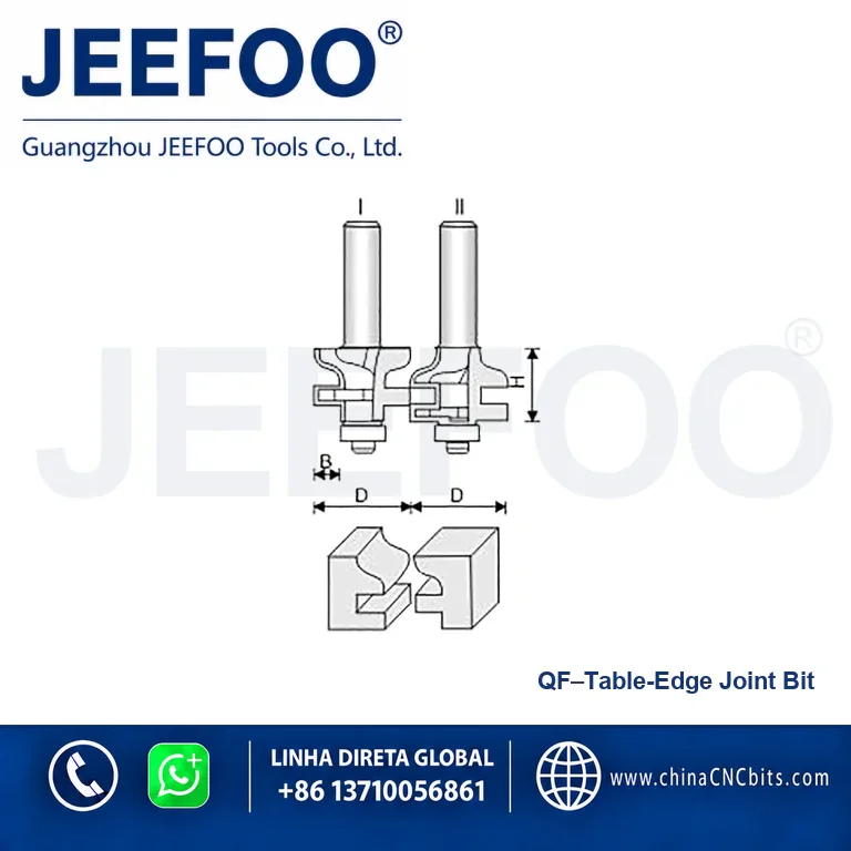 QF T-Type Tenon Cutter Set product image