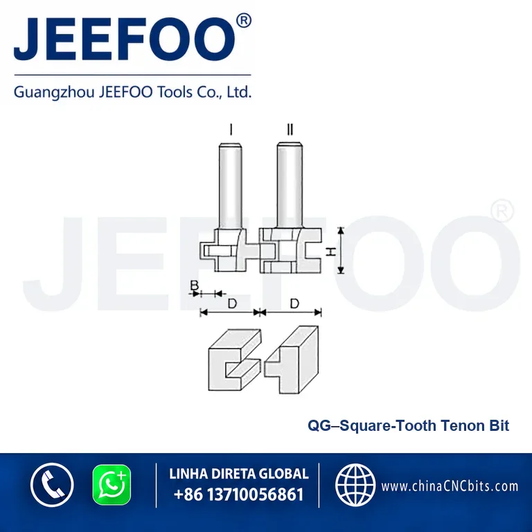 QG T-Type Tenon Cutter Set product image