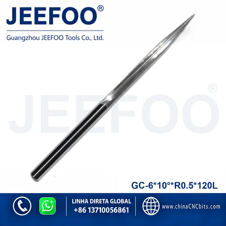 6x10xR0.5x120L Taper Ball End Mill for Fine Wood Engraving product image