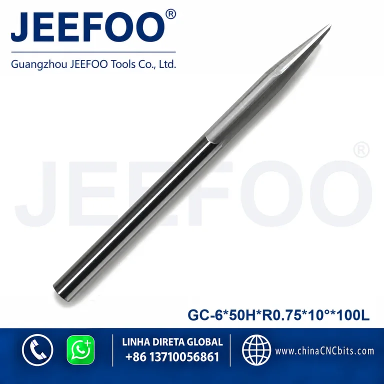6x50HxR0.75x10x100L Taper Ball End Mill for Rosewood and Hardwood product image