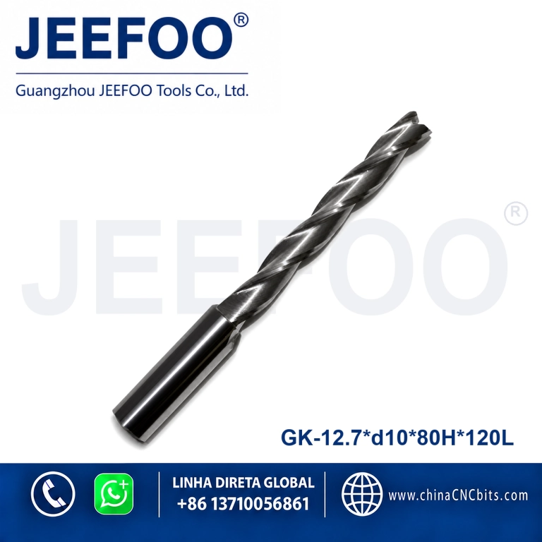 12.7x10x80Hx120L Three Flute Spiral Engraving Cutters and Carbide Drill Bits for Wood product image