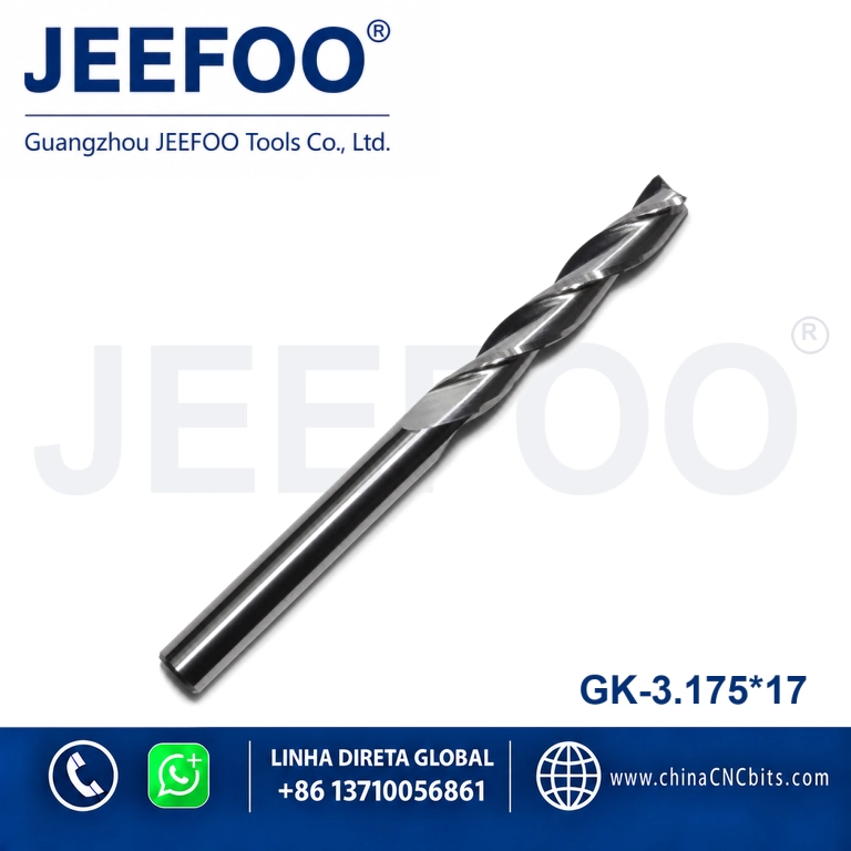 3.175x17 Carbide 3 Flute End Mills and Spiral CNC Router Bits product image