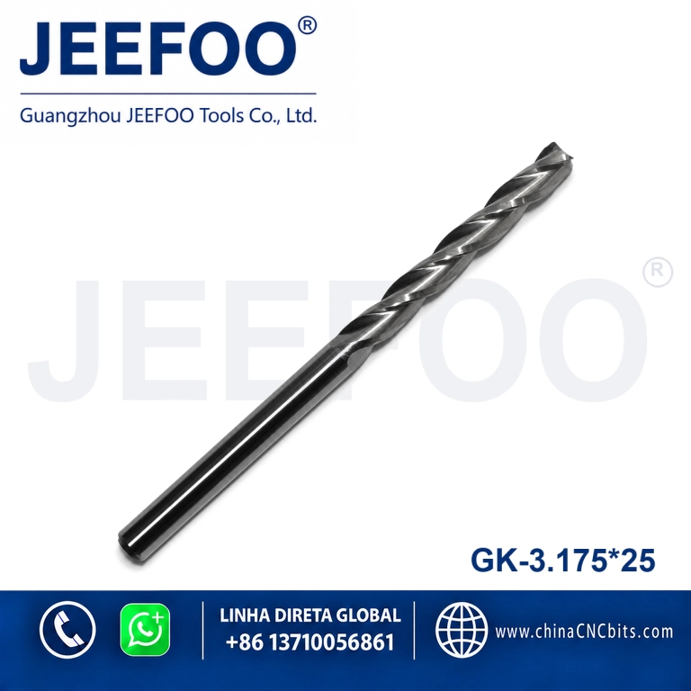 3.175x25 Three Flute End Mill Tools and CNC Engraving Bits for MDF, Wood and PVC product image