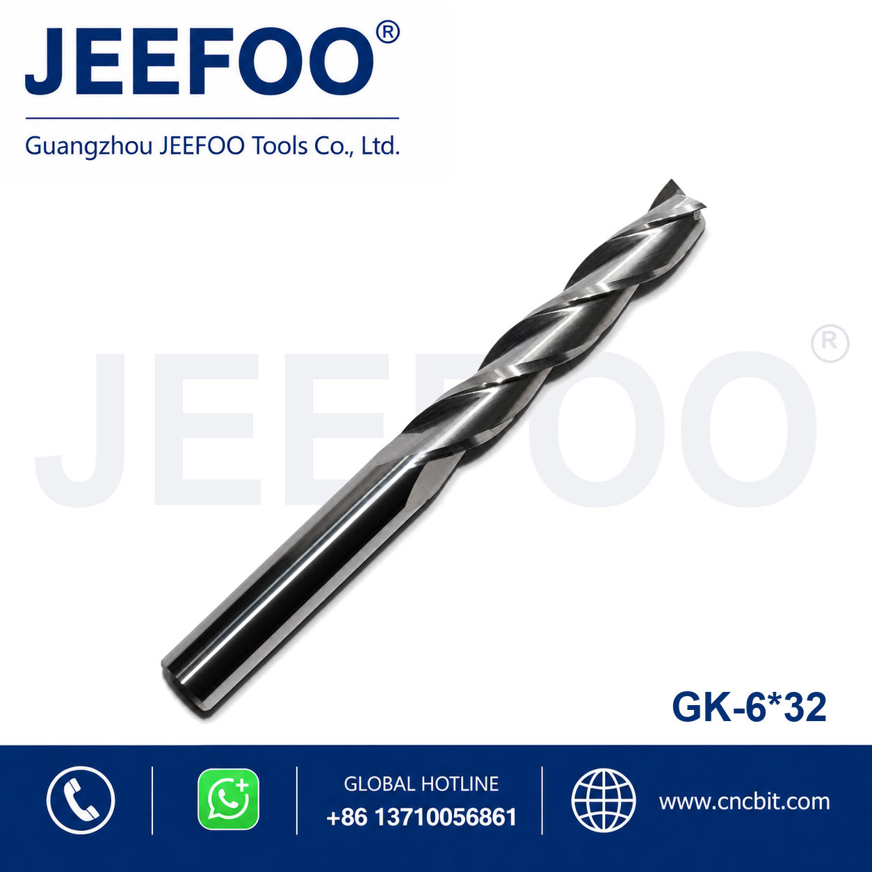 6x32 Three Flute End Mill CNC router bit