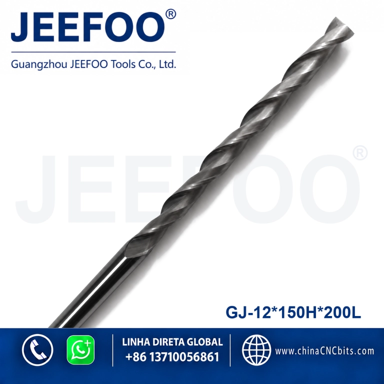 8x150Hx200L Two Spiral Flute Bits - Compression Router Bit Up&Down Cut CNC Router Bits Carbide Endmill product image