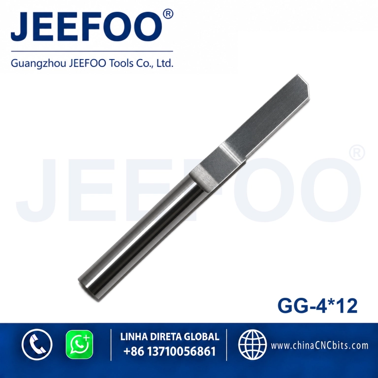 4x12 Solid Carbide Half Straight Cutting Bit product image