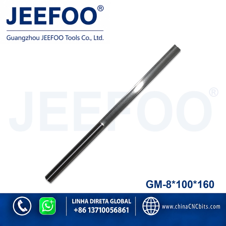 8x100x160 Two flute straight cutte CNC Solid carbide two straight flute bits CNC router bits A Series product image