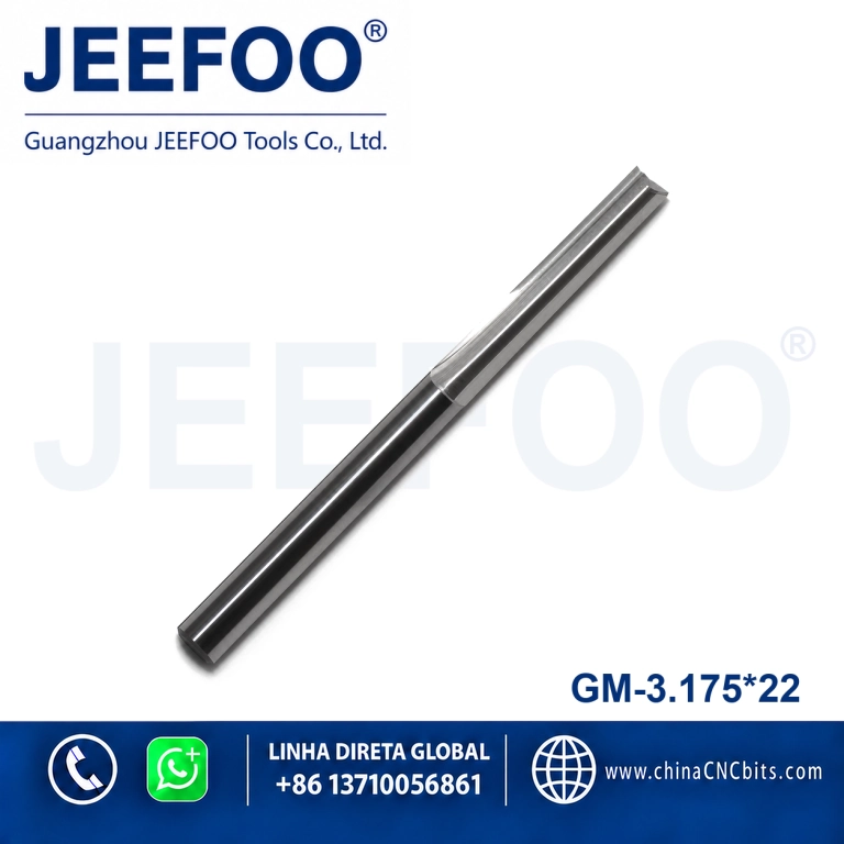 3.175x22 straight router bits woodworking bits,best for MDF,Polywood,Formica,laminated board product image