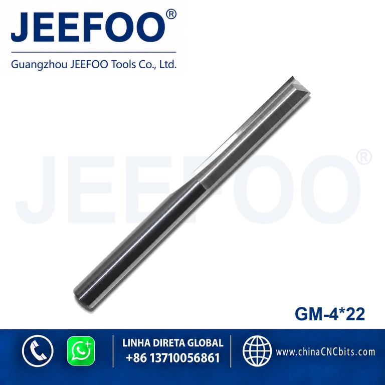4x22 CNC Solid carbide two straight flute bits CNC router bits Router cutter product image