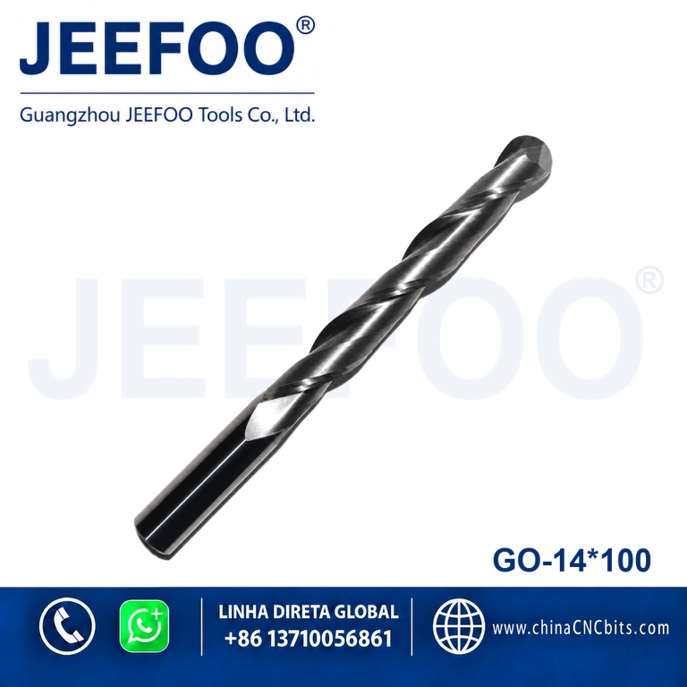 14x100 Solid Carbide Round Nose Router Bit for Detailed Engraving product image
