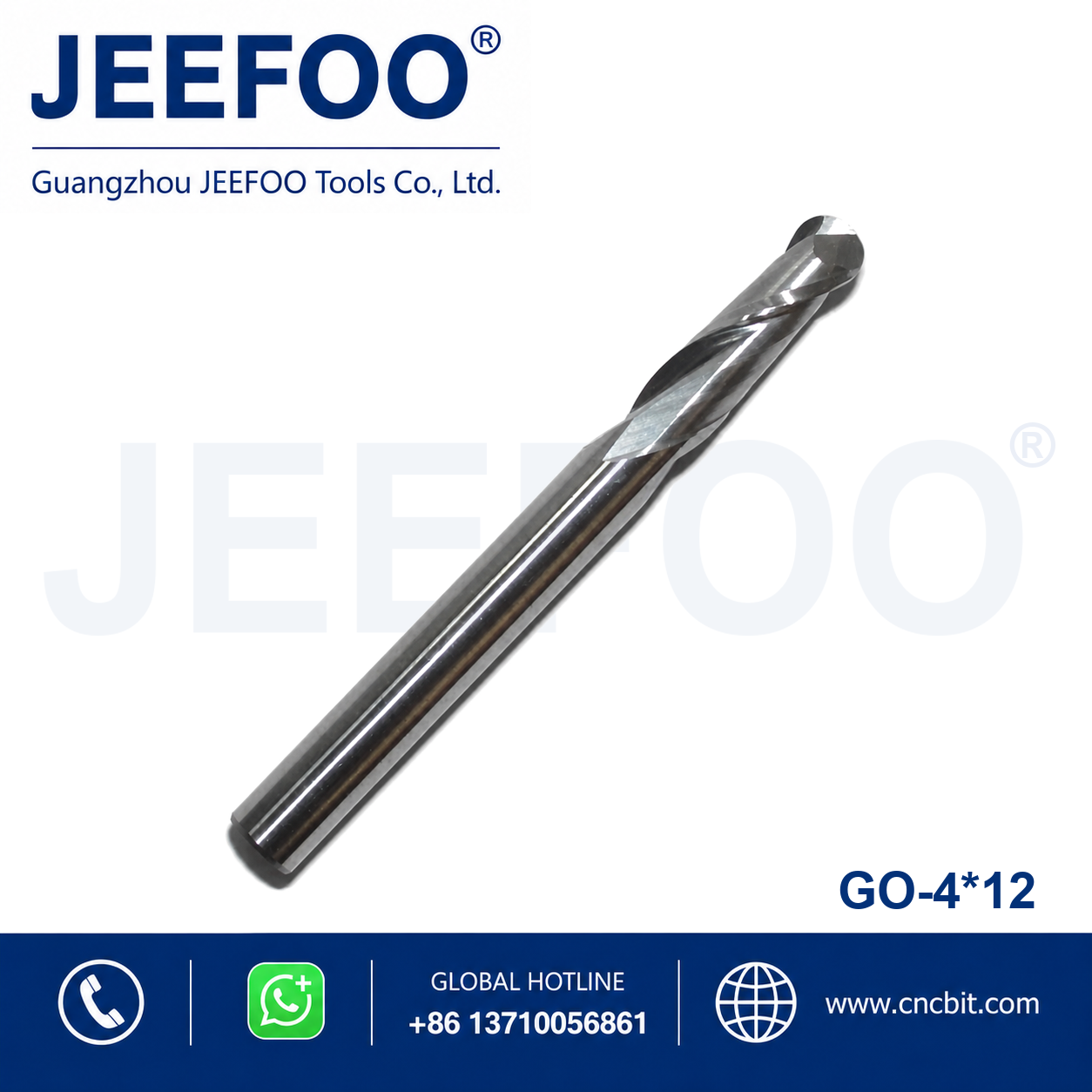 4x12 two flute ball nose end mill