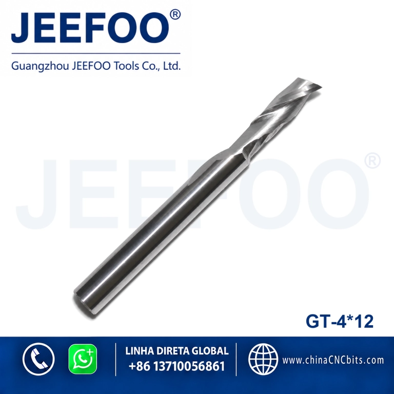 4x12 GT One Flute Compression Router Bit – Clean Acrylic PVC Cutting product image