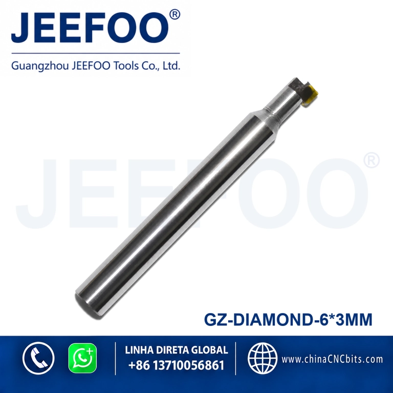 6x3 Diamond PCD Bottom Milling Cutter for Acrylic Mirror Finish product image