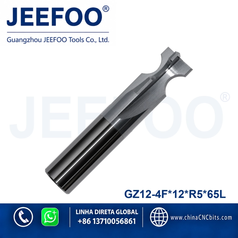 12xR5x65L Coated Four Flute Inner R Chamfering Cutter product image