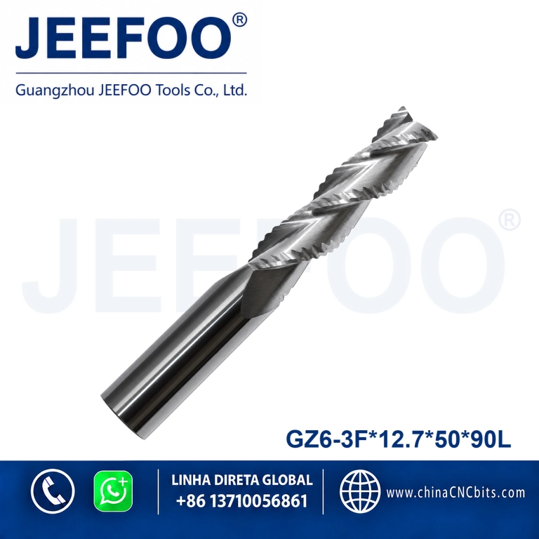 12.7x50x90 CNC Rough Milling Cutter for Metal product image