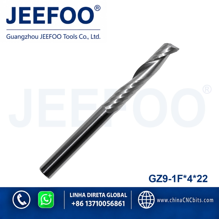 4x22 Single Flute Spiral Profile End Mill for Contour Milling product image