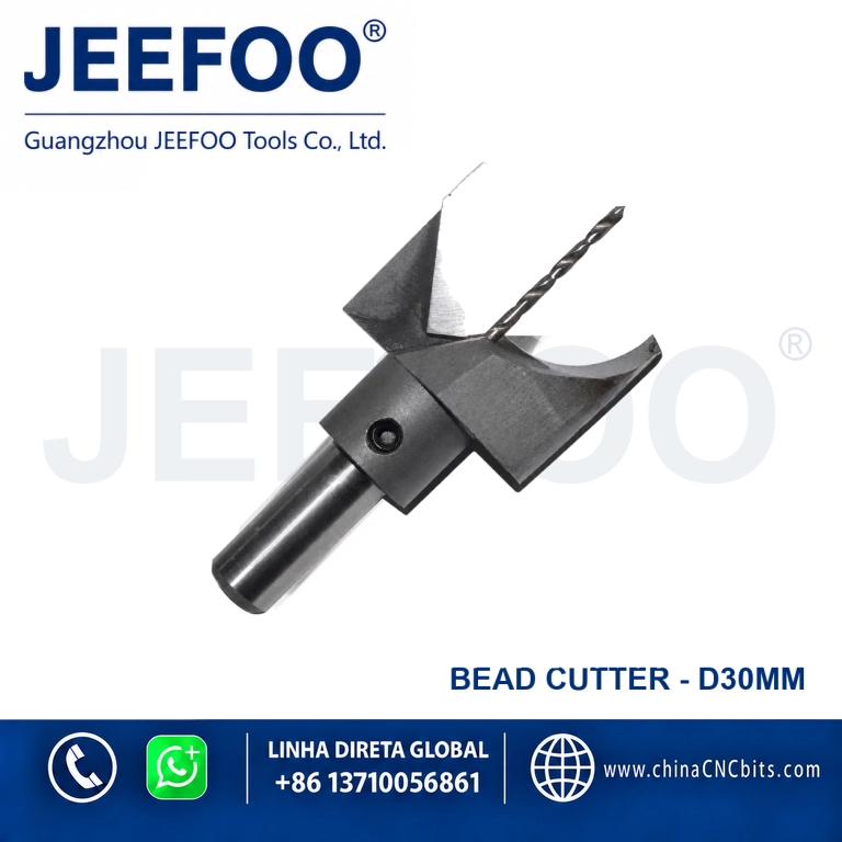 Cortador de contas de oração para berbequim de bancada 30 mm