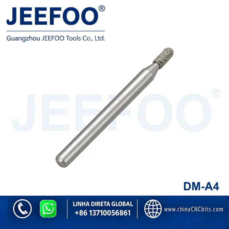 6-to-4mm Brazed Diamond Flat Bottom Stone Bit product image