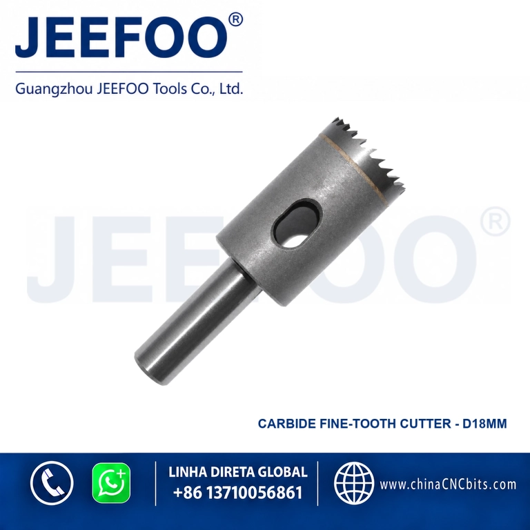 Cortador de contas de dente fino 18MM, ferramenta de torneamento para madeira DIY