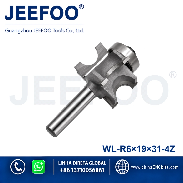 R6x19x31 4-Flute Non-Standard Woodworking Milling Cutter product image