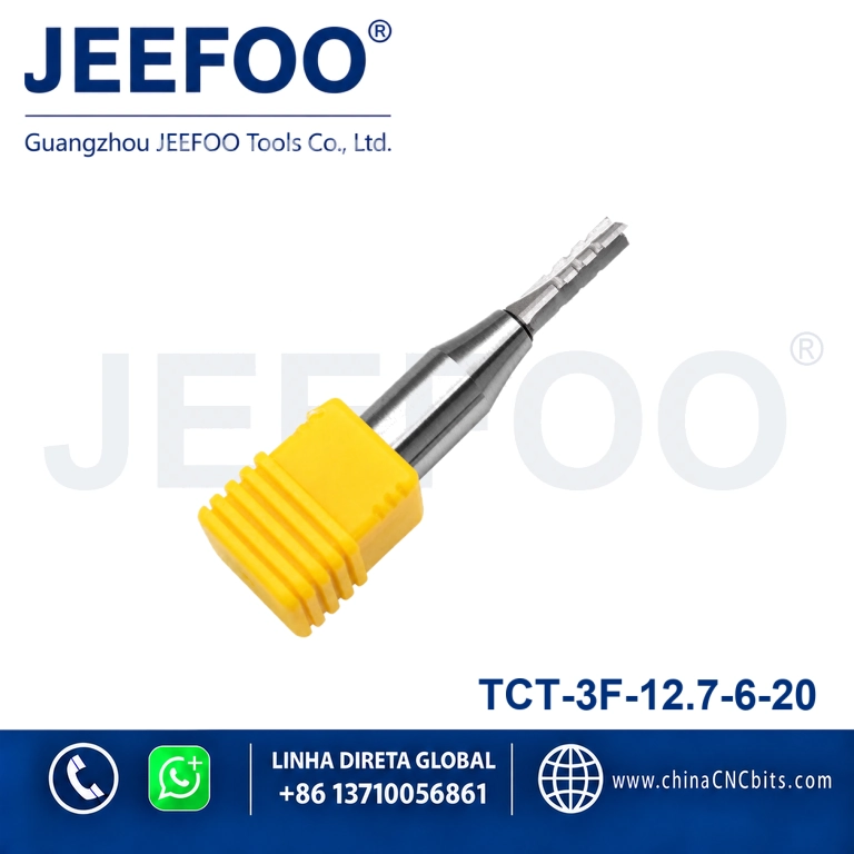 12.7x6x20 3-Flute TCT Straight Cutter product image