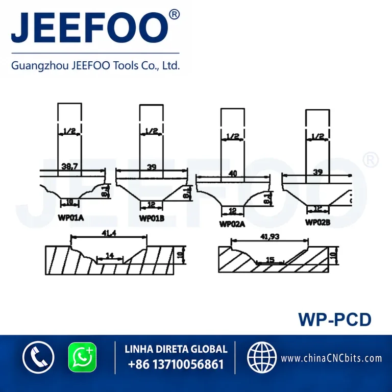 WP PCD Cabinet Door Panel Combination Cutter product image