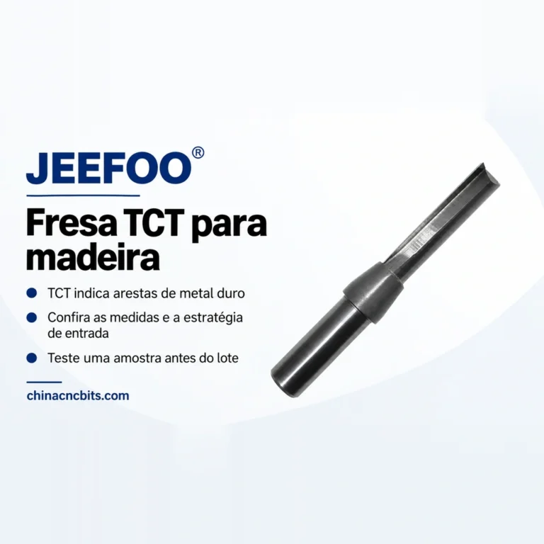Fresa TCT para madeira: o que significa a sigla e como escolher uma fresa reta